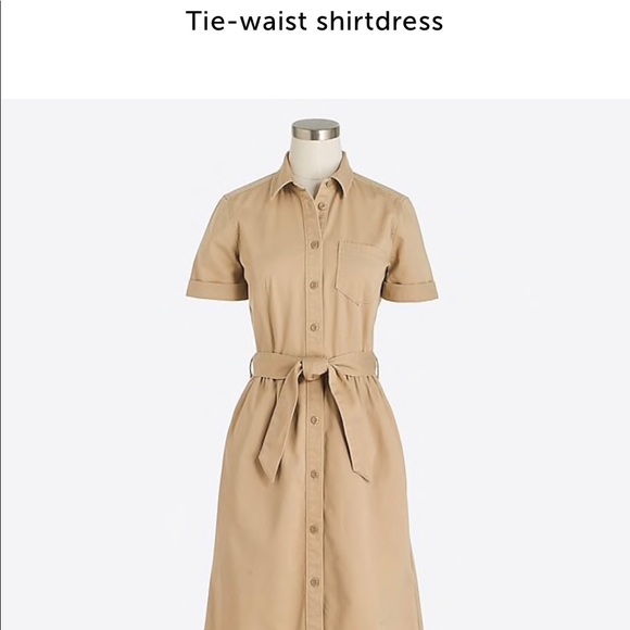 J Crew Factory Tie Waist Dress - Picture 2 of 6